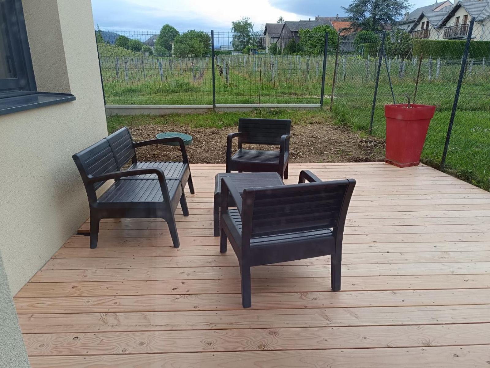 Chambre Au Coeur Des Vignes Myans Экстерьер фото